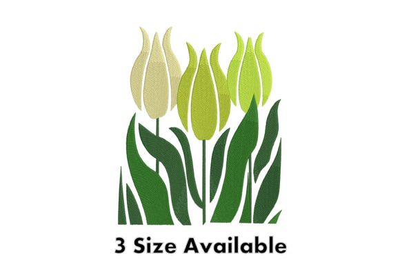 Elegant Tulip Flowers Embroidery File Review