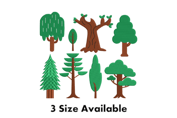 Forest Trees Embroidery Design Set Review