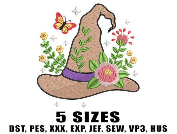 Halloween Floral Hat Embroidery Design Review