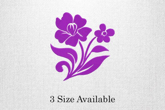 Purple Flower Embroidery Design Review