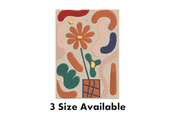 Review: Abstract Flower Embroidery Design for Makers