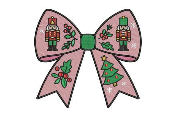 Review: Christmas Nutcracker Bow Embroidery for Craft Fairs
