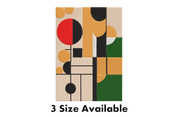Review: Color Block Modern Art Embroidery for Etsy Shops