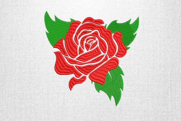 Review: Large Rose with Leaves Embroidery for Sweatshirts