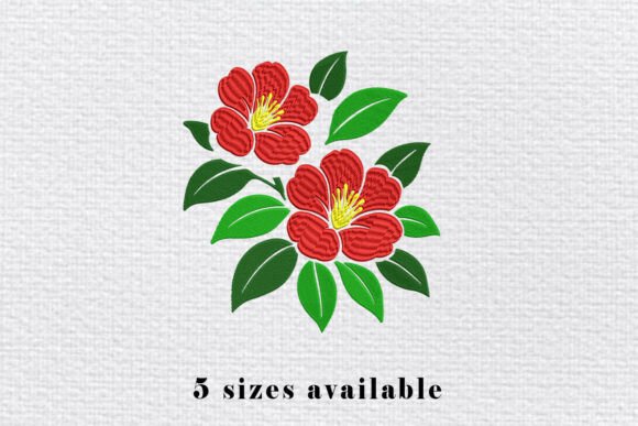 Review: Red Flower Embroidery Design Art for Gifts