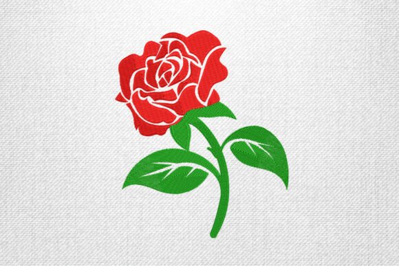 Review: Red Rose Embroidery Design Pattern for Boutiques