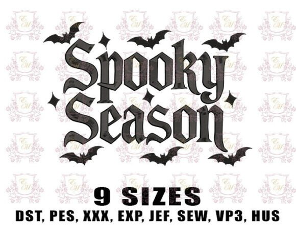 Review: Spooky Bat Season Embroidery Design for Makers
