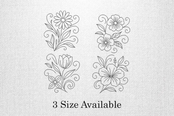 Reviewing Elegant Floral Outline Embroidery for Real Projects