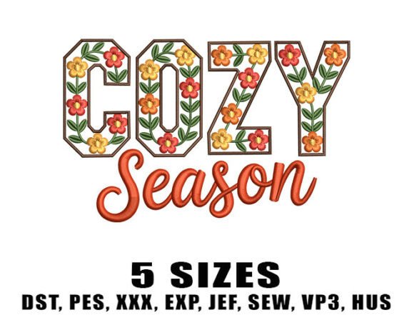 Reviewing Floral Fall Season Embroidery Designs