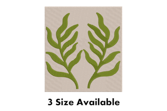 Reviewing the Green Leaf Embroidery Design File