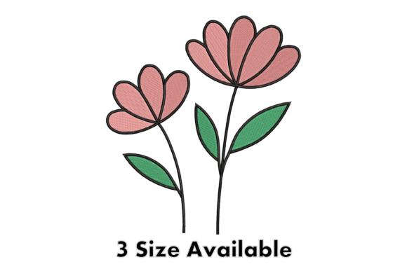 Reviewing the Two Flower Embroidery Design File