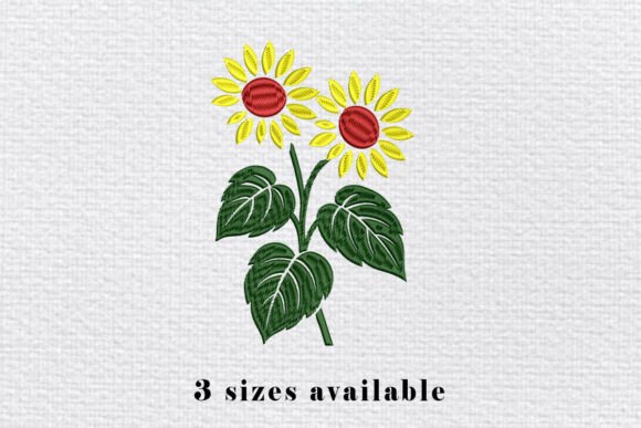 Sunflower Embroidery Design File Review