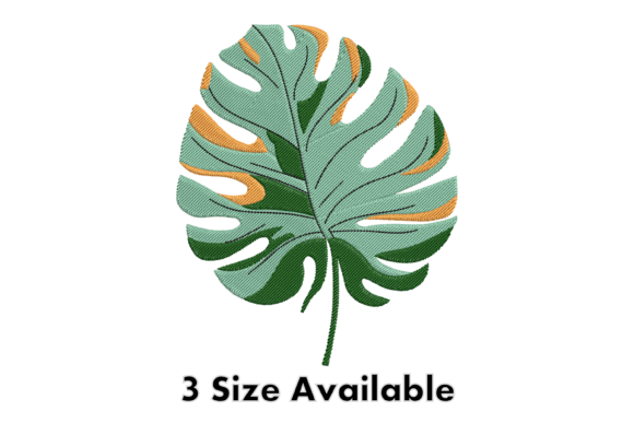 Tropical Monstered Leaf Embroidery Review