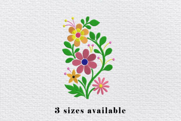 Vertical Floral Embroidery File Review for Holiday Shops